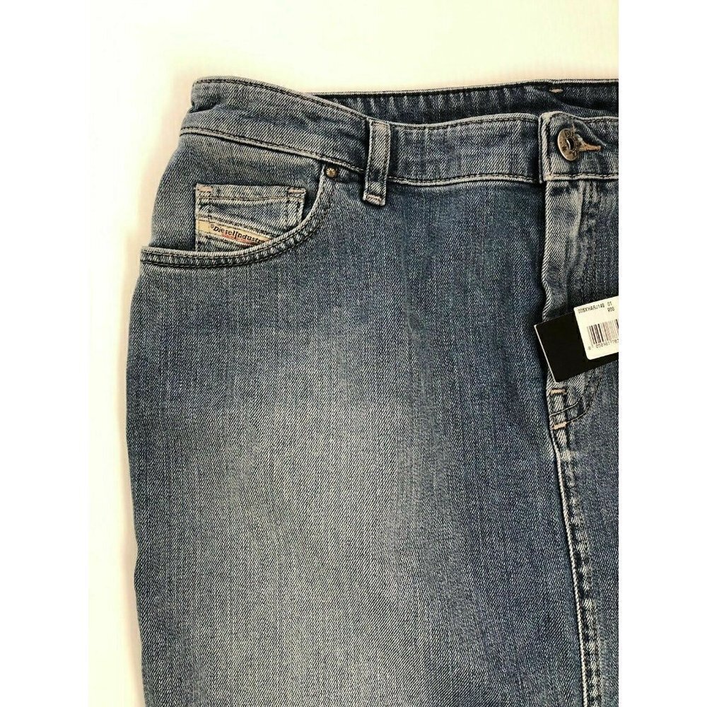 Diesel Womens R- Modung Blue Denim Skirt - Picture 12 of 12